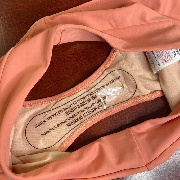 Gymshark Peach / Coral High Waist Bikini Bottom Swimwear Small - Picture 5 of 5